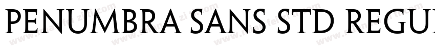 penumbra sans std regular字体转换